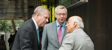 HRH The Duke of York dedicates cornerstone of Djavad Mowafaghian Centre for Brain Health