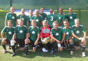 Vancouver United after their first win in Turin. Photo: BC BookWorld