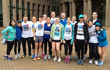 The Faculty of Medicine's Sun Run team.