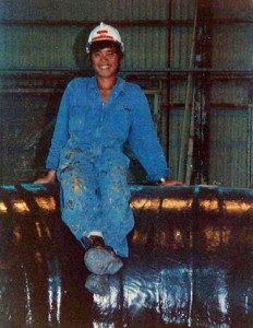 Hanh Huynh at the smelting plant in Trail, B.C. -- his first job upon arriving in Canada.