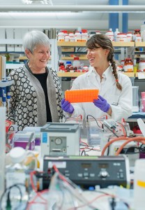 From across a crowded room, a donor finds inspiration