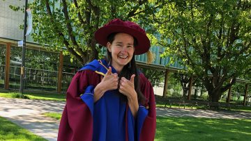 Dr. Laura Bulk at convocation