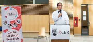 UBC’s new president makes Centre for Blood Research one of his first stops