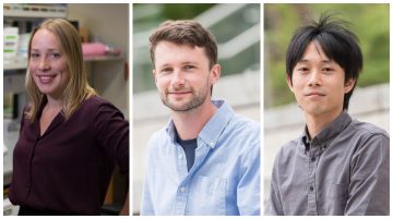 Three postdoctoral fellows receive 2017-2018 Banting Postdoctoral Fellowships
