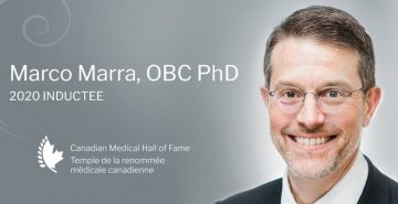 Marco Marra inducted into the 2020 Canadian Medical Hall of Fame
