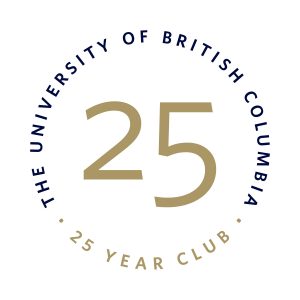 The University of British Columbia 25 Year Club