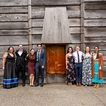 Graduates at the Indigenous MD Admissions pathway graduation ceremony