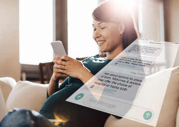 Prenatal education by text message is working, UBC research shows