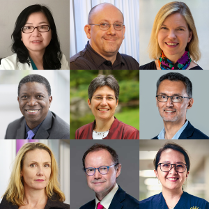 Composite of nine of the recipients of the 2023 Distinguished Achievement Awards