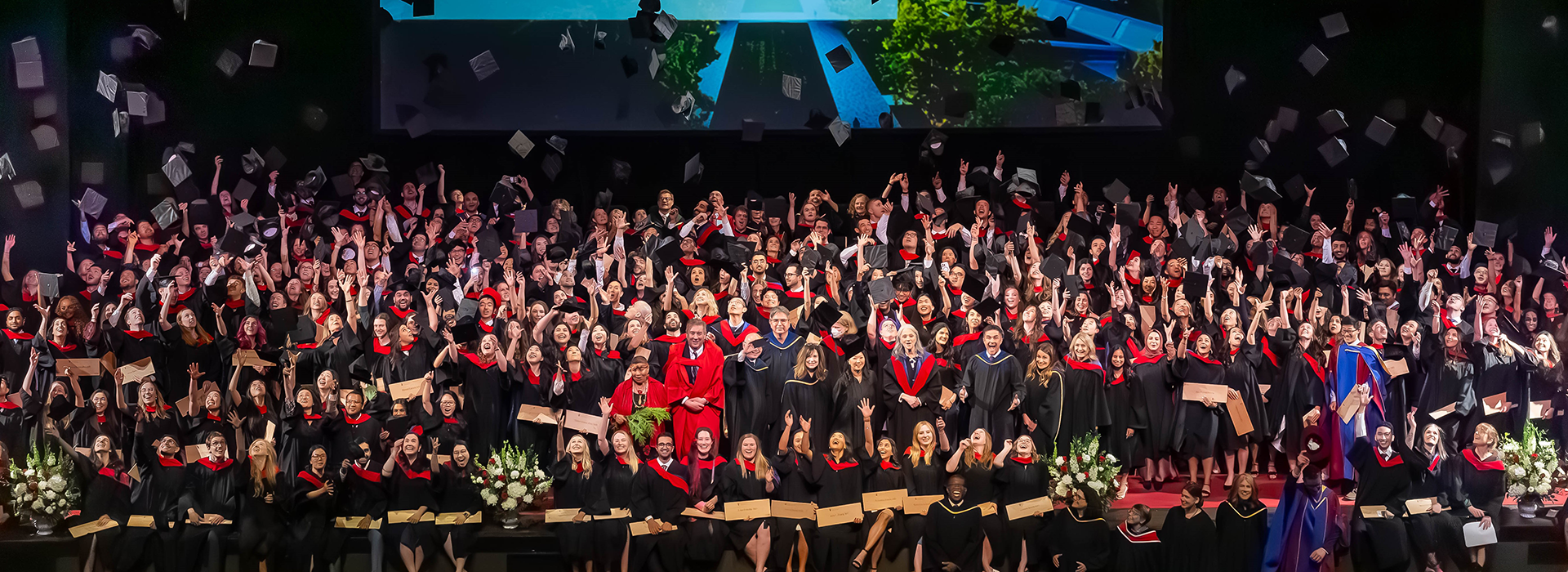 UBC medicine cap toss class of 2024