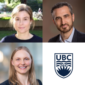 A composite of Drs. Corinna Schindler, Liam Brunham and Annie Ciernia.