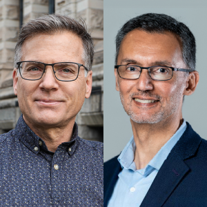 Dr. Brad Nelson and Dr. Aly Karsan