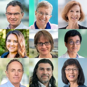 Composite of nine of the recipients of the 2025 Distinguished Achievement Awards